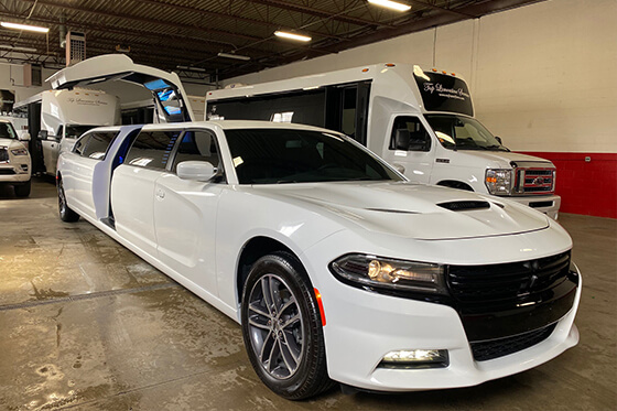 Stretch limo exterior