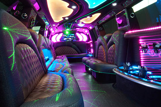 SUV limo interior #1