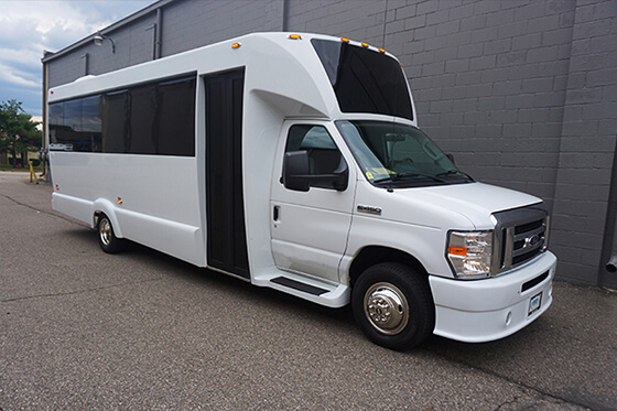 Small party bus exterior