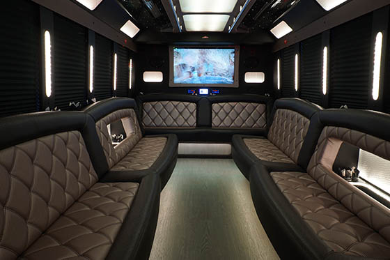Small party bus interior #1