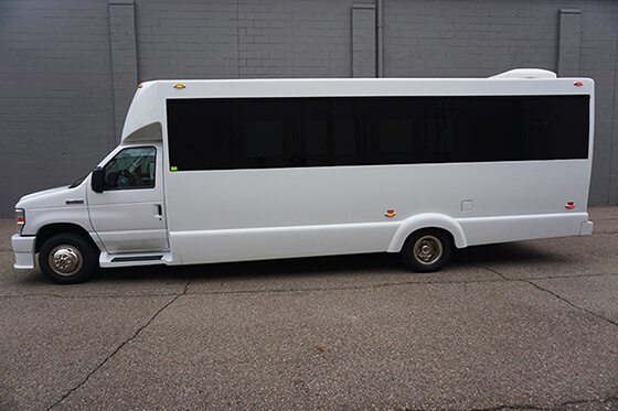 Party bus exterior