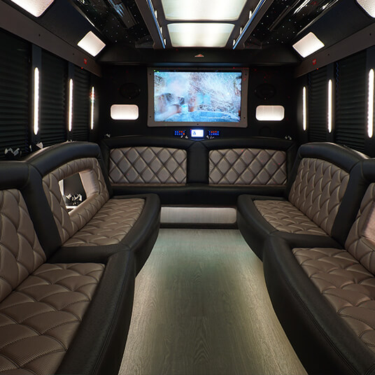 luxury party bus