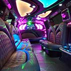 limo with built-in cup holders